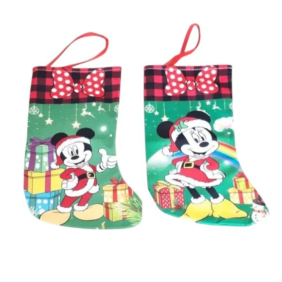 2 Pack Mouse Small  10 inch Christmas Stockings - Picture 4 of 4